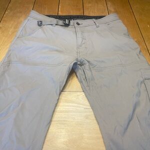 Prana Stretch Zion Pant Size 34x30 Color Beige